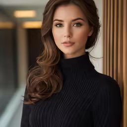 a beautiful young lady posing for a photo