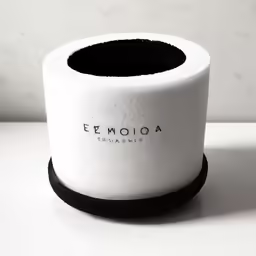 an item that has been made and is black