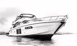a black and white picture of two boats tied to the shore