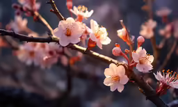 a small flower that is pink and blooming