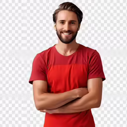 a man standing with his arms crossed