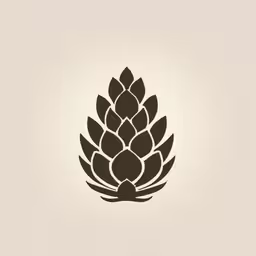an illustration of a stylized flower