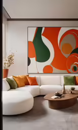 a living room filled with lots of furniture