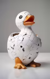an image of a duck that is sitting on a table