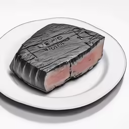 a piece of art made with some food