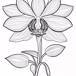 the large flower is very detailed and has very long petals