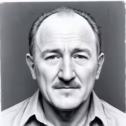 this is an old man with a mustache