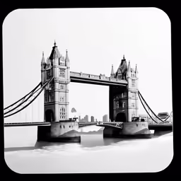 a long bridge spanning over the width of a body of water
