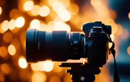 an electronic camera is being used to film