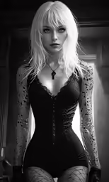 a very sexy woman in some lingerie
