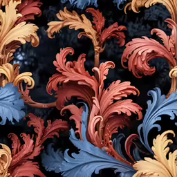 a closeup picture of the fabric pattern