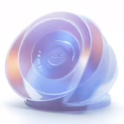 a blurry photo of an artistic object