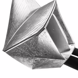 a shiny object that is inside the light box
