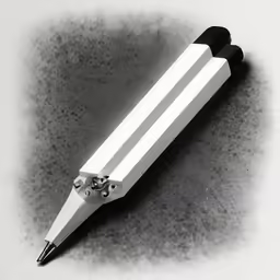 the old picture shows a small metal device