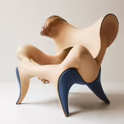 the chair is made of wooden and plastic