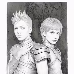 two young people dressed as the king and queen in game of thrones