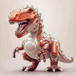 a digital drawing of a cartoon character dinosaurs,a cartoon style t - rex with an inscription, i want to draw