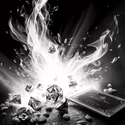 some dicers are on fire as they stand in the air