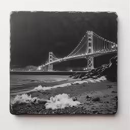 a photo is placed over a small square