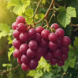 a bunch of grapes growing on the vine