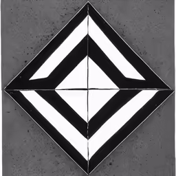 an artistic geometric black and white photo