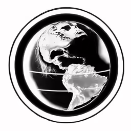 the black and white photo shows an animal