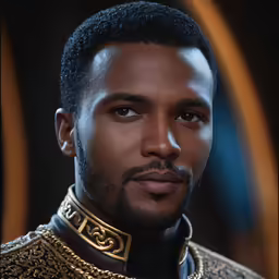 the black man has his hair in a short, afro