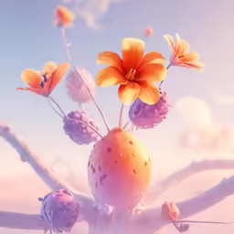 a bouquet of colorful flowers is displayed in the image
