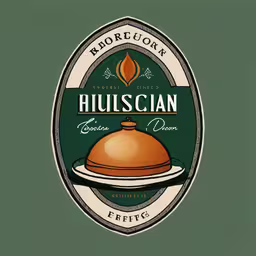 a label of a white wine with an image of a golden lid,logo designed for hilliscian coffee company