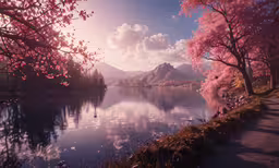 beautiful pictures of the sky, water, and trees