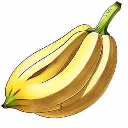 an illustrated banana that looks like it