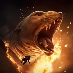 a poster advertising a movie depicting a monster attacking a woman