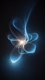 a dark background with some white lights shining in the middle