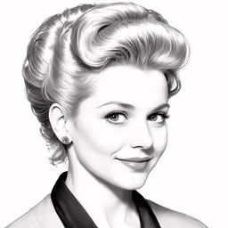 the portrait of an older woman is shown in pencil