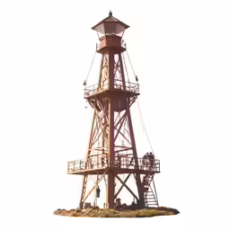 a tall tower with a lantern on top of it