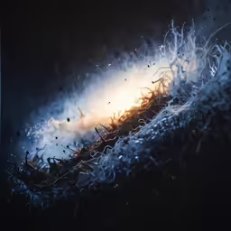 the snow has gone down, creating the effect