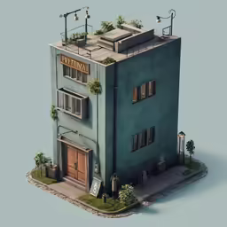 this is a very nice looking house with trees