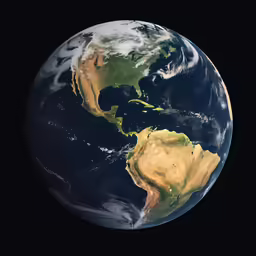 the earth as seen from space