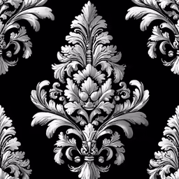 an ornate wallpaper with ornate designs