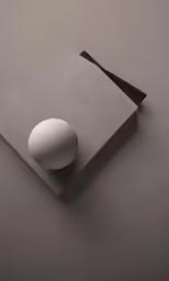 an object on a square with a circular thing in the middle