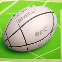 there is a basketball that is on the ground