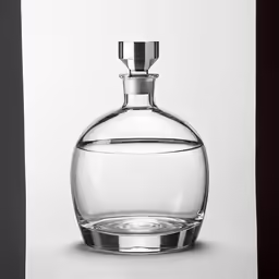a bottle of water on a white background