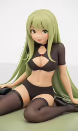 a sexy doll that is sitting on the ground