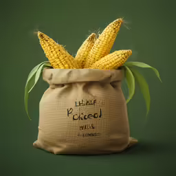 a small bag full of kernels that says liesale and dried