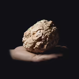 the cookie is made with various layers of icing