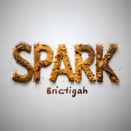 a word made with coffee stained letters and ash