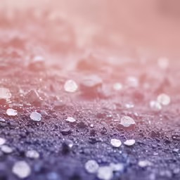 droplets of water, water droplets on ground, and gravel