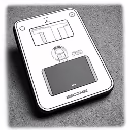 an electronic device is sitting on the table