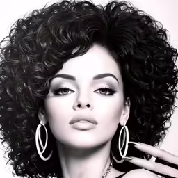 an image of a woman with curly hair
