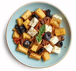 a close up of a plate of food on a table